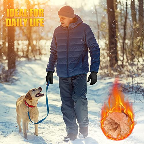 ihuan Winter Gloves for Men Women - Cold Weather Gloves for Running Cycling, Snow Warm Gloves Touchscreen Finger
