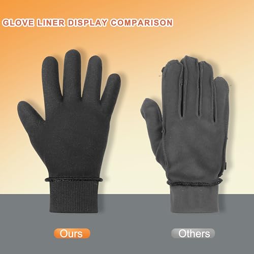 ihuan Winter Gloves for Men Women Touchsreen - Waterproof Warm Glove for Cold Weather, Thermal Gloves Touch Screen Finger for Running Cycling