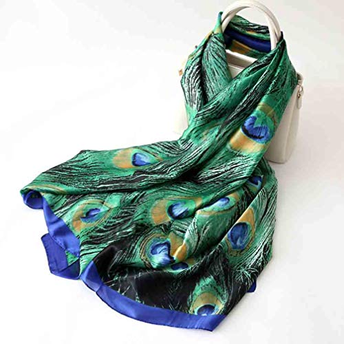 Acotavie Scarfs for Women Fashion Scarves Long Satin Scarf Lightweight Sunscreen Shawls (T-01)