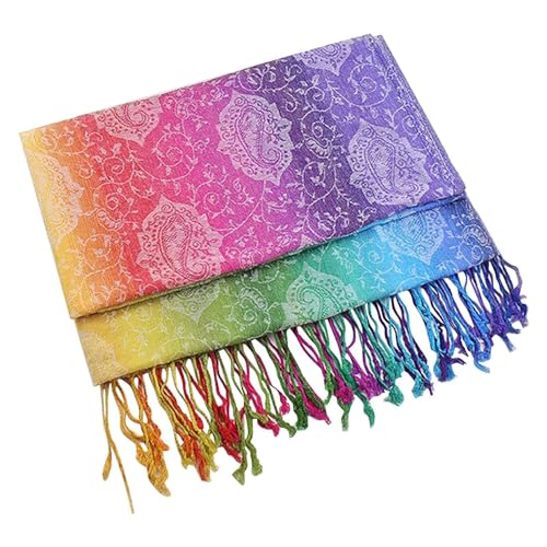 Fashion Women's Silk Scarf Luxury Satin Shawl Wraps pink