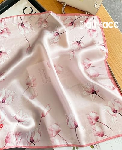 Dailyacc Hair Bandanas Scarf For Women Lightweight Fashion Neck Silk Satin Head Scarves For Sleeping Handbags Scarf