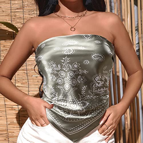 HBselect 4PCS Head Scarf for Women 35” Head Scarves Silk Like Satin Neck Scarfs Square Bandana Hair Wraps Scarf for Sleeping