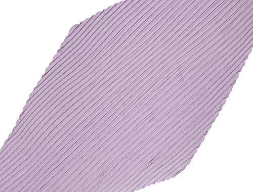 Allegra K Women Pleated Rhombus Head Scarf Wraps Scarves Neckerchief Bandana Solid Color Purple