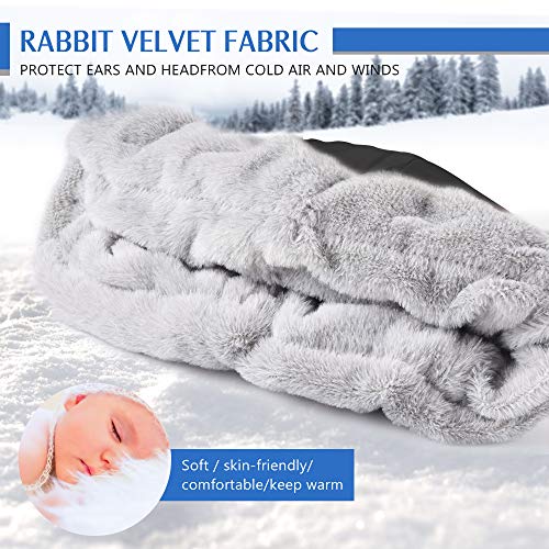 Botack Down Hat Warm Soft Fleece Winter Hat, Waterproof Windproof Ultralight Hat for Extreme Cold Weather Skiing Snow Sports
