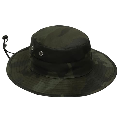 Rothco Midnight Camo Adjustable Boonie Hat, Midnight Woodland Camo