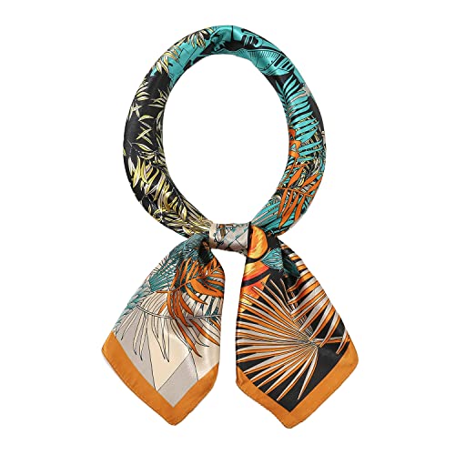 RIIQIICHY Head Scarf for Women Like Silk Satin Scarf for Hair Wrapping at Night Bandana Square Scarf for Sleeping 35 Inch