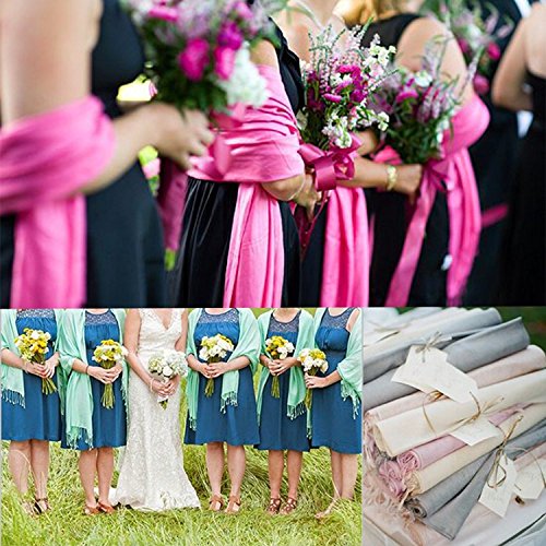 maamgic Women's Scarf Pashmina Shawls and Wraps for Evening Dresses Travel Office Winter Wedding Cashmere Feel Large Scarves Camel/Tan