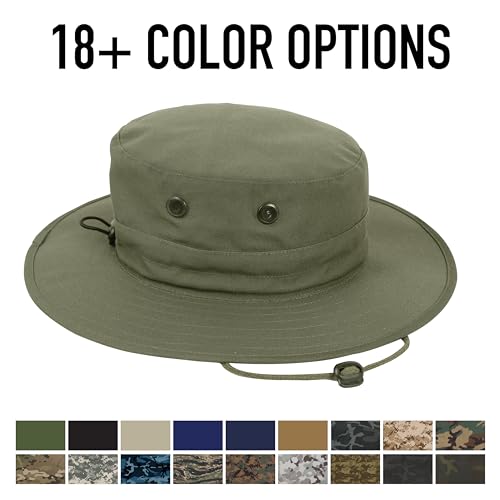 Rothco Midnight Camo Adjustable Boonie Hat, Midnight Woodland Camo