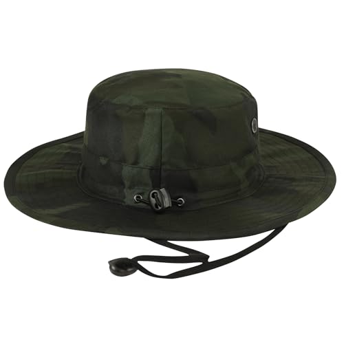 Rothco Midnight Camo Adjustable Boonie Hat, Midnight Woodland Camo