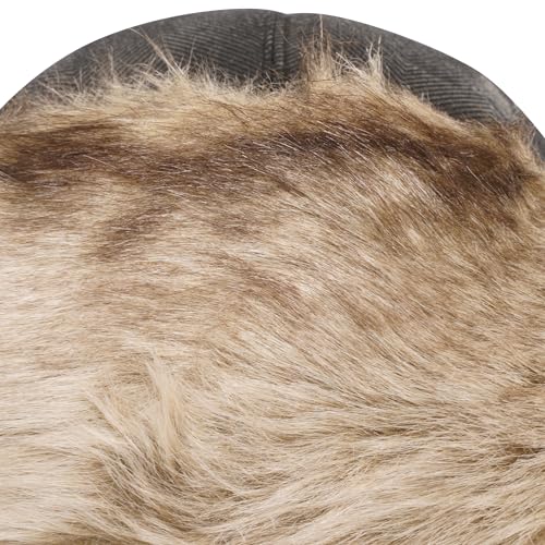 Loxdonz Trapper Hat Warm Winter Trooper Hats Hunting Hat Ushanka Ear Flap Winter Hats for Women Men, One Size, Black