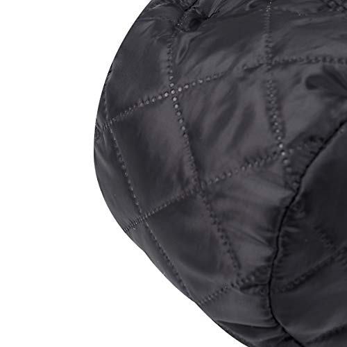 ONWAY Black Plaid Trapper Hat Winter Hats for Women Men Hat with Faux Fur Ear Flaps