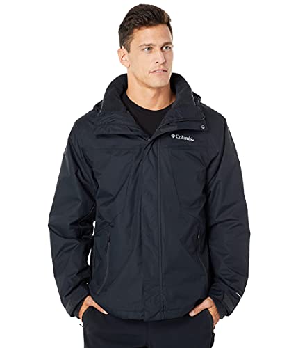 Columbia Men's Tunnel Falls Interchange Jacket, Black, Small