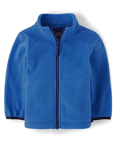 The Children's Place Baby Boys' and Toddler Heavy 3 in 1 Winter Jacket, Wind Water-Resistant Shell, Fleece Inner, Tidal