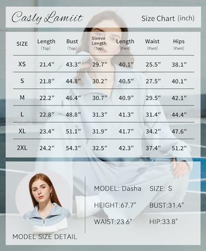 Casly Lamiit Women Two Piece Set 2024 Fall Winter Outfits Oversized Half Zip Sweatshirt Wide Leg Sweatpant Lounge Matching Set Athletic Fashion Travel Clothes Set Sweatsuit Light Blue M