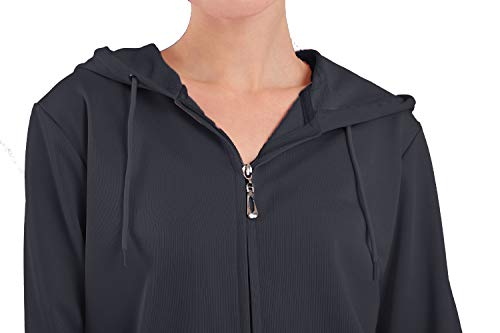 Womens Sweatsuits Sets 2 Piece Jogger Outfit Tracksuits Hoodie & Pants Activewear Zip-up Loungewear Charcoal L