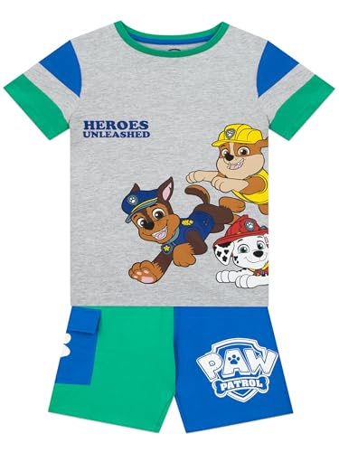 Paw Patrol Outfit | Boys Short And Tshirt Set | Boys Clothing Sets | Gray 7