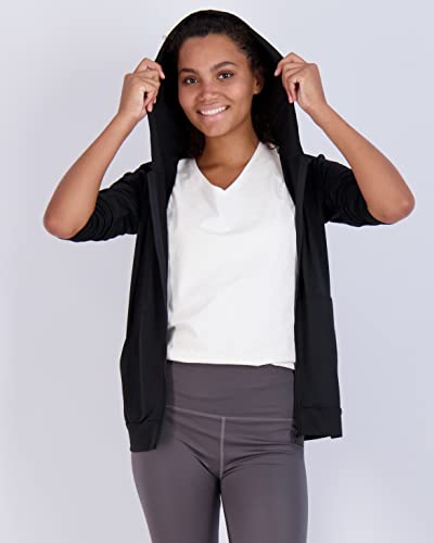 3 Pack: Womens Dry Fit Long Sleeve Full Zip Up Hoodie Jacket Ladies Athletic Running Track Workout Sports Yoga Pockets UPF Sun Shirt Rain Warm Sweat Up Winter Rain Lightweight Outerwear- Set 8, XL