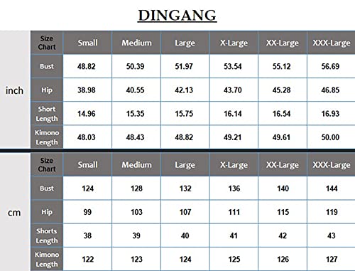 DINGANG Womens Summer Outfits Floral Print Beach Kimono Robe with Shorts Outerwear Vacation Set