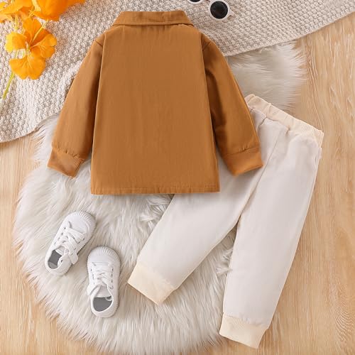 Vitalique 2 3T Boys Clothes Outfits Set Outerwear Jackets Long Sleeve T Shirts Pants Set 3Pcs Clothing Sets
