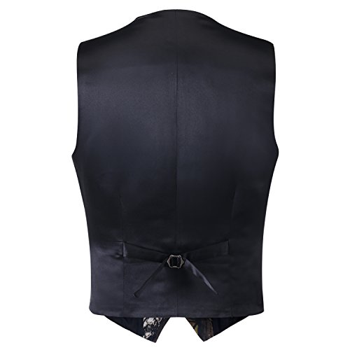 GSQWAHS Camo Vest and Tie for Men Camoflauge Hunting Vest for Formal Work Camouflage Vest and Tie Hunting Outerwear Army Green Mens Camo Wedding Vest and Tie Set, 3pack, 2xl