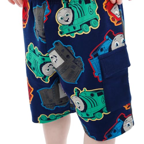 Thomas & Friends Boys Clothing Set | Thomas The Train Clothes for Boys | T-shirt and Shorts Boys Outfit | Grey 4