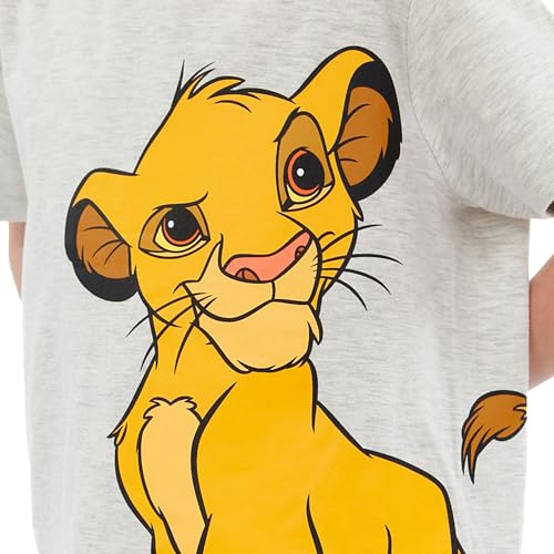 Disney 2 Piece Shorts Set | Boys Lion King Shirt And Shorts Set | Simba Boys Tshirt | Lion King Outfit | Gray 8