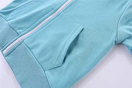 Mud Kingdom Little Boys Pants Clothing Set Casual Outerwear 2 Piece Blue 5T