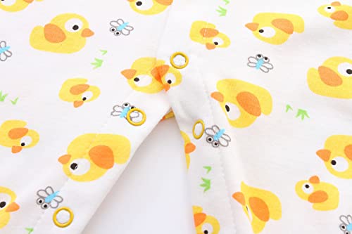 Infant One Piece Romper Spring Autumn Outerwear Snug Winter Sets Blanket Suit for 6-9 Month Baby Duck