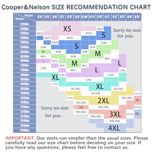 Cooper & Nelson Men's Suit Vest, Formal Dress Waistcoat with 2 Pockets for Slim Fit Business Tuxedo Light Grey M