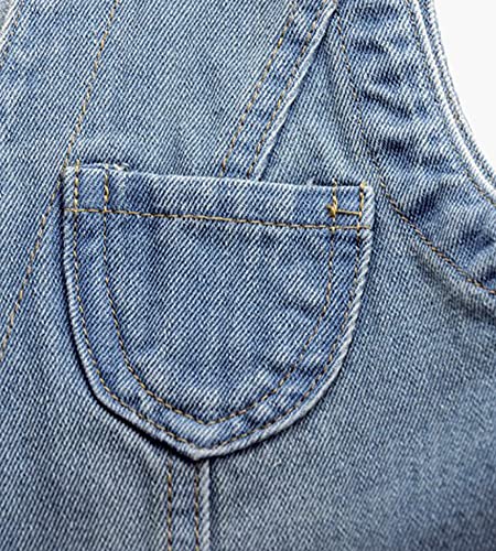 Cyparel Women's Retro Denim Vest Casual Button Up Jean Waistcoat Vest Sleeveless Jacket Tops with Pockets