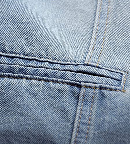 Cyparel Women's Retro Denim Vest Casual Button Up Jean Waistcoat Vest Sleeveless Jacket Tops with Pockets