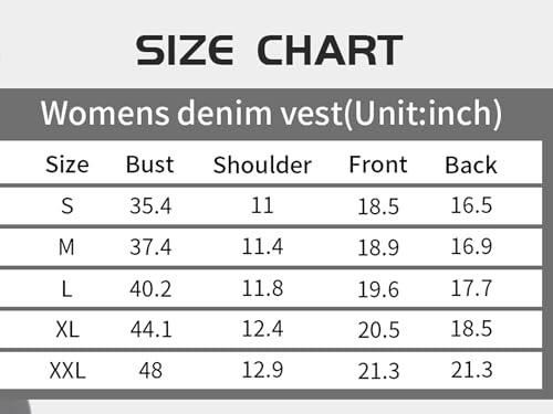 Ladyful Womens Crop Denim Vest Top Sleevelesss V Neck Jean Waistcoat Vest