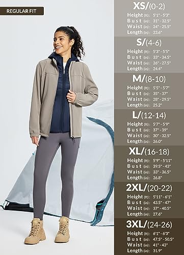 BALEAF Women's Puffer Vest Lightweight Hooded Slim Fit Running FLeece Lined Hybrid Sleeveless Warm up Winter Navy Blue M