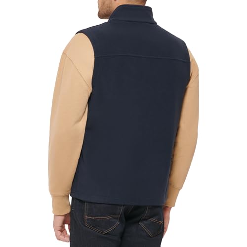 Tommy Hilfiger Men's Polar Fleece Vest, navy, Large