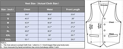 SOLOVEDRESS Mens Vintage Tweed Suit Vest V Neck Casual Wool Waistcoat for Wedding Groomsmen(Army Green,XL)