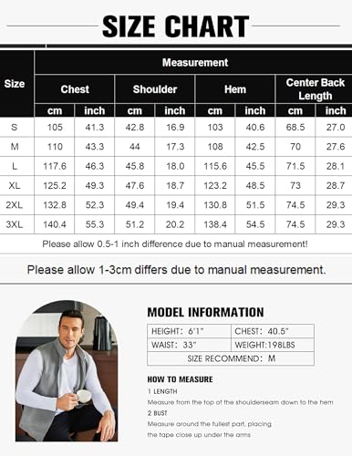 COOFANDY Men's Polar Fleece Vest Lightweight Sleeveless Zip Up Jacket Casual Outerwear Outdoor Golf Vests