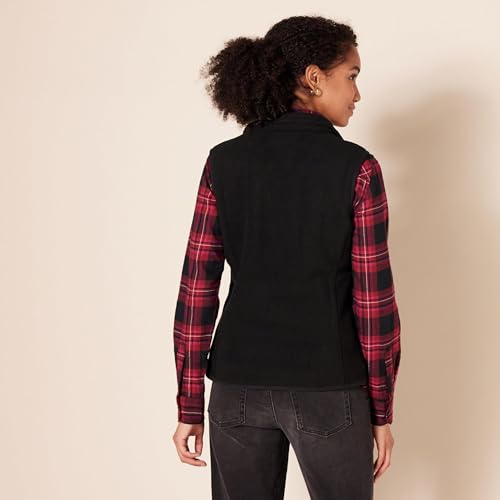 Amazon Essentials Women's Classic-Fit Sleeveless Polar Soft Fleece Vest (Available in Plus Size), Black, 3X