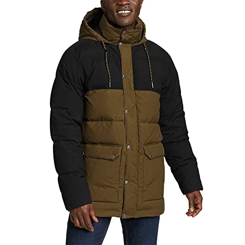 Eddie Bauer Men's Seabeck Down Parka, Hunter, Large