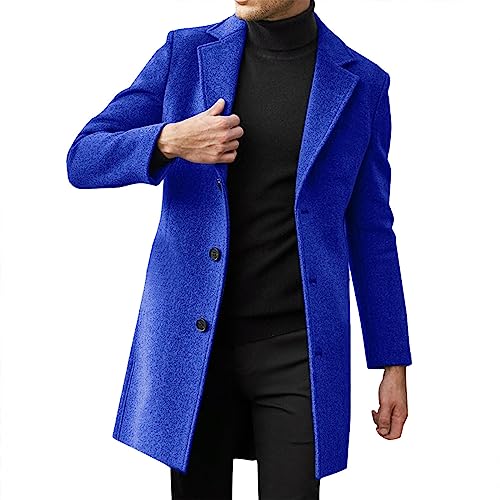 Men's Pea Coats Wool Warm Trenchcoat Jeans Jacket for Men Grey Peacoat Men Men's Peacoat Jackets Peacoat Men's Green Blue Men Wool Coat 90S Jacket Men Camel Trench Coat Mens Duffle Coat