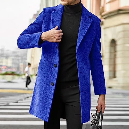 Men's Pea Coats Wool Warm Trenchcoat Jeans Jacket for Men Grey Peacoat Men Men's Peacoat Jackets Peacoat Men's Green Blue Men Wool Coat 90S Jacket Men Camel Trench Coat Mens Duffle Coat