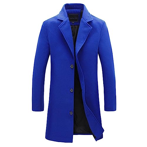 Men's Pea Coats Wool Warm Trenchcoat Jeans Jacket for Men Grey Peacoat Men Men's Peacoat Jackets Peacoat Men's Green Blue Men Wool Coat 90S Jacket Men Camel Trench Coat Mens Duffle Coat