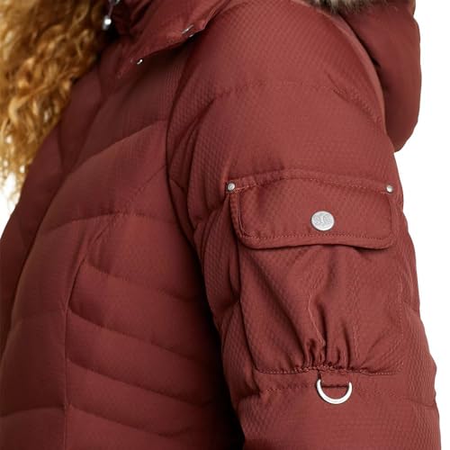 Eddie Bauer Women's Sun Valley Down Duffle Coat, Black, Medium