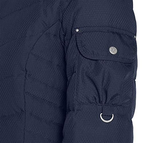 Eddie Bauer Women's Sun Valley Down Duffle Coat, Black, Medium