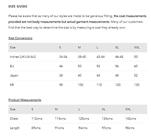 Original Montgomery Mens London Luxury Duffle Coat, Camel, Medium (38)