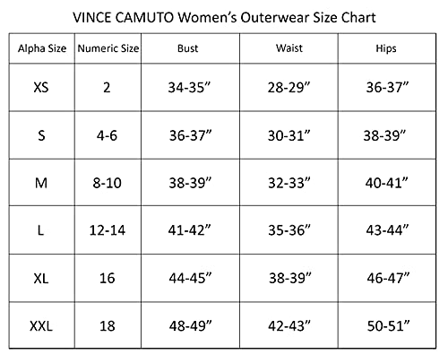 Vince Camuto womens Down Hooded Duffle Jacket Parka, Olive, Large US