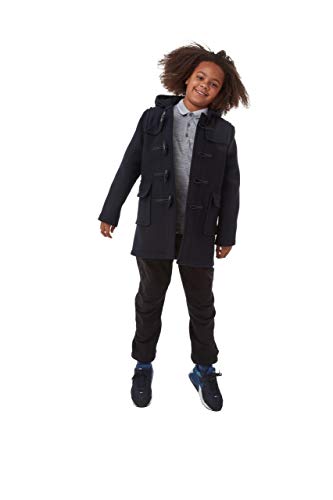 Montgomery Original Kids Classic Duffle Coat (Toggle Coat) (4-6, Navy)