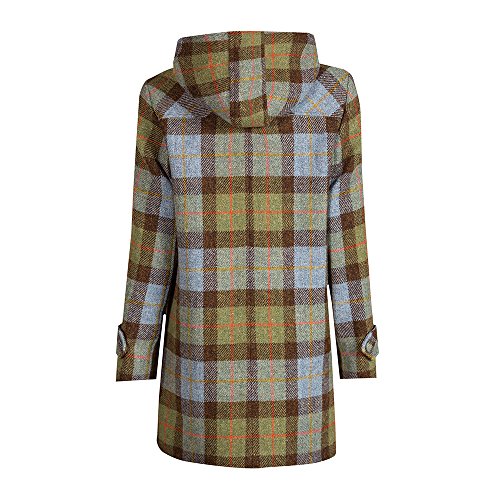 The Scotland Kilt Company Ladies Harris Tweed® Wool Duffle Coat - MacLeod - Women's Tailored, Comfortable Fit Long Sleeve Smart Formal Blazer - 10