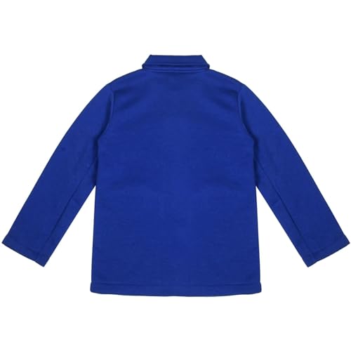 A2Z 4 Kids Girls Boys Royal Duffle Fleece Coat - Duffle Coat Royal 11-12 Years