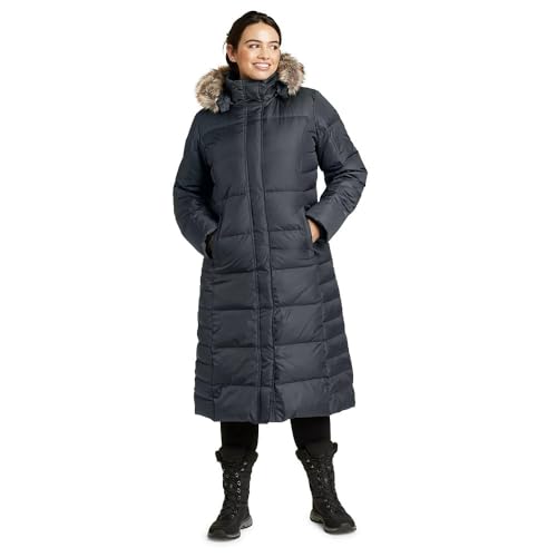 Eddie Bauer Women's Lodge Down Duffle Coat, Storm, Medium