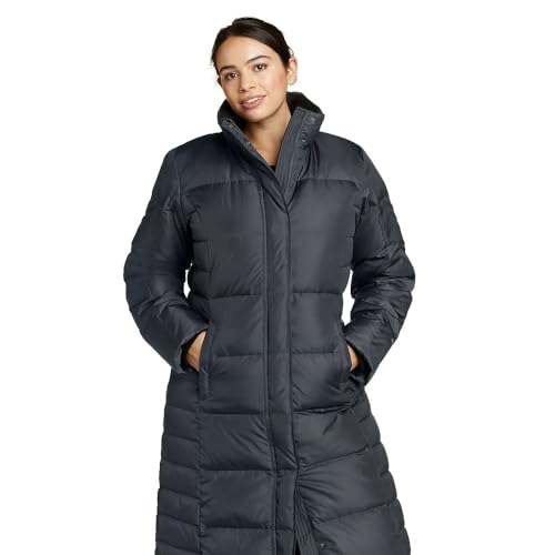 Eddie Bauer Women's Lodge Down Duffle Coat, Storm, Medium